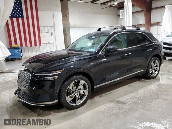 2024 Genesis GV70 Advanced z VIN 5NMMCET11RH001648, wystawiony jako Copart lot #46638295 z przebiegiem 5 232 mil mil oraz Szkoda całkowita • Salvage title. Historia ofert i sprzedaży dostępna na DreamBid. Obrazek 1.