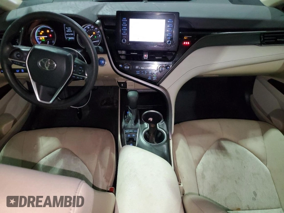 2021 Toyota Camry Hybrid LE with VIN 4T1C31AK7MU549831, listed as a Copart auction lot 50836065 with 86,470 mi miles and Non Repairable. Bid and sale history available at DreamBid. Image 8.