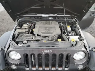 2018 Jeep Wrangler JK Unlimited Sport S with VIN 1C4BJWDG7JL814744, listed as a Copart auction lot 77830714 with 130,229 mi miles and Salvage Title. Bid and sale history available at carsss.com. Image 11.