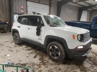 2015 Jeep Renegade Sport with VIN ZACCJBAH0FPB65139, listed as a Copart auction lot 86280044 with 99,679 mi miles and Salvage Title. Bid and sale history available at DreamBid. Image 4.
