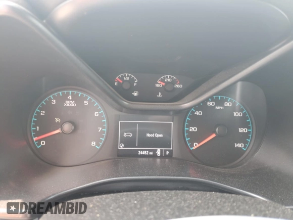 2018 Chevrolet Colorado 2WD Work Truck with VIN 1GCHSBEA0J1120693, listed as a Copart auction lot 59902015 with 24,452 mi miles and Salvage title. Bid and sale history available at DreamBid. Image 9.