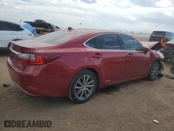 2016 Lexus ES 300h z VIN JTHBW1GG1G2117180, wystawiony jako Copart lot #57962425 z przebiegiem 107 587 mil mil oraz Szkoda całkowita • Salvage title. Historia ofert i sprzedaży dostępna na DreamBid. Obrazek 3.