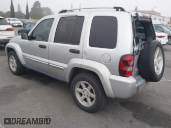 2005 Jeep Liberty Limited with VIN 1J4GK58KX5W704393, listed as a IAAI auction lot 41675508 with 188,403 mi miles. Bid and sale history available at carsss.com. Image 3.