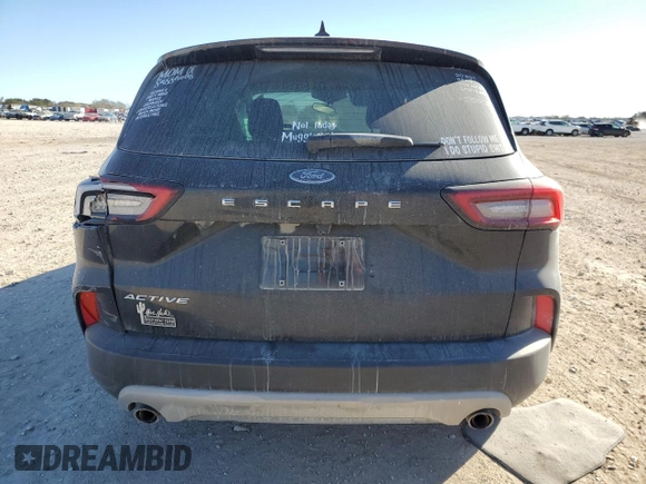 2023 Ford Escape Active with VIN 1FMCU0GN4PUA85619, listed as a Copart auction lot 41648265 with Not Provided miles and Salvage Title. Bid and sale history available at DreamBid. Image 6.