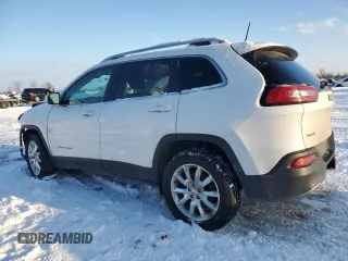 2016 Jeep Cherokee Limited with VIN 1C4PJMDS0GW149773, listed as a Copart auction lot 43604975 with 218,685 mi miles and Salvage title. Bid and sale history available at DreamBid. Image 2.