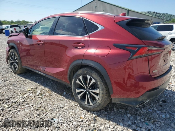 2019 Lexus NX 300 with VIN JTJBARBZ9K2181108, listed as a Copart auction lot 54579195 with 98,300 mi miles and Salvage title. Bid and sale history available at DreamBid. Image 2.