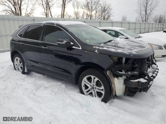 2017 Ford Edge Titanium with VIN 2FMPK4K95HBC48634, listed as a Copart auction lot 45714705 with 131,441 mi miles and Clean Title. Bid and sale history available at carsss.com. Image 4.