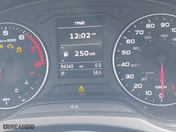 2016 Audi A3 2.0T Premium with VIN WAUB8GFF0G1061582, listed as a IAAI auction lot 41821780 with 94,340 mi miles. Bid and sale history available at carsss.com. Image 15.