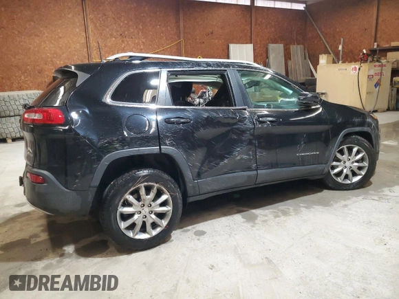 2018 Jeep Cherokee Limited z VIN 1C4PJMDB3JD571989, wystawiony jako Copart lot #47698015 z przebiegiem Nie podano mil oraz Szkoda całkowita • Salvage title. Historia ofert i sprzedaży dostępna na DreamBid. Obrazek 3.