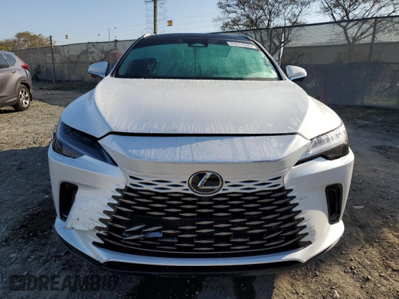 2025 Lexus RX 350h with VIN 2T2BBMCA4SC065324, listed as a Copart auction lot 49874505 with 3,849 mi miles and Salvage title. Bid and sale history available at DreamBid. Image 5.