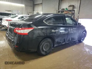 2015 Nissan Sentra S with VIN 3N1AB7APXFY299646, listed as a Copart auction lot 50869775 with 63,649 mi miles and Salvage Title. Bid and sale history available at carsss.com. Image 3.