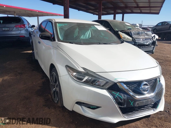 2018 Nissan Maxima SV with VIN 1N4AA6AP8JC386625, listed as a IAAI auction lot 41345154 with 44,441 mi miles and . Bid and sale history available at DreamBid. Image 1.