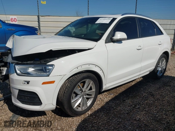 2017 Audi Q3 Premium with VIN WA1BCCFS3HR006676, listed as a IAAI auction lot 41586016 with 73,461 mi miles and . Bid and sale history available at DreamBid. Image 2.