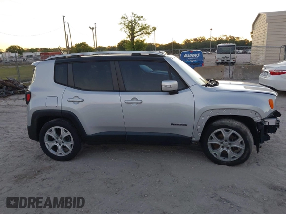 2015 Jeep Renegade Limited with VIN ZACCJADTXFPC43743, listed as a IAAI auction lot 41792541 with 44,135 mi miles and . Bid and sale history available at DreamBid. Image 14.