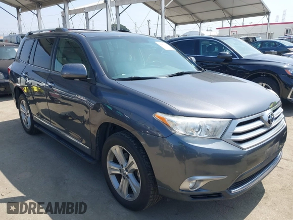 2013 Toyota Highlander Limited with VIN 5TDYK3EH2DS115747, listed as a IAAI auction lot 42460120 with 149,479 mi miles and . Bid and sale history available at DreamBid. Image 1.