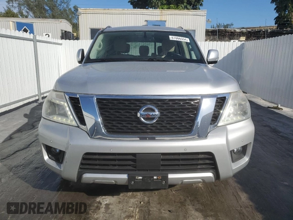 2018 Nissan Armada SV with VIN JN8AY2NC9J9550844, listed as a Copart auction lot 87066554 with 113,942 mi miles and Salvage Title. Bid and sale history available at carsss.com. Image 5.