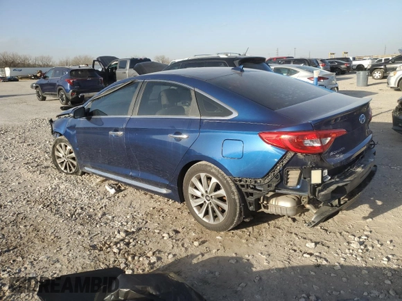2016 Hyundai Sonata Sport with VIN 5NPE34AF8GH343028, listed as a Copart auction lot 49534455 with Not Provided miles and Clean Title. Bid and sale history available at DreamBid. Image 2.