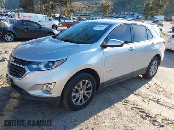 2020 Chevrolet Equinox LT with VIN 2GNAXUEV7L6111580, listed as a IAAI auction lot 41830060 with 96,968 mi miles and . Bid and sale history available at DreamBid. Image 18.