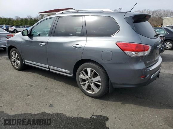 2015 Nissan Pathfinder S z VIN 5N1AR2MM0FC716225, wystawiony jako Copart lot #50805175 z przebiegiem 110 879 mil mil oraz Szkoda całkowita • Salvage title. Historia ofert i sprzedaży dostępna na DreamBid. Obrazek 2.