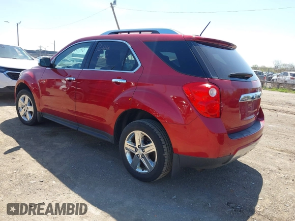 2015 Chevrolet Equinox LTZ with VIN 2GNALDEK0F6382695, listed as a IAAI auction lot 42131840 with 172,141 mi miles. Bid and sale history available at carsss.com. Image 3.