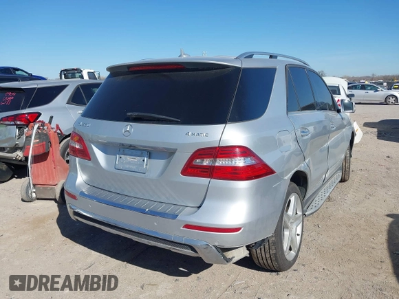 2014 Mercedes-Benz M 550 with VIN 4JGDA7DB0EA364998, listed as a IAAI auction lot 41806211 with 152,603 mi miles and . Bid and sale history available at DreamBid. Image 4.
