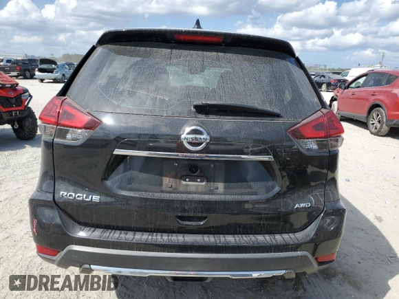 2019 Nissan Rogue S with VIN KNMAT2MV0KP560852, listed as a Copart auction lot 50468875 with 88,117 mi miles and Salvage Title. Bid and sale history available at carsss.com. Image 6.