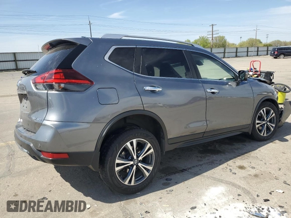 2019 Nissan Rogue SV with VIN JN8AT2MV3KW378220, listed as a Copart auction lot 53349015 with 60,812 mi miles and Salvage Title. Bid and sale history available at carsss.com. Image 3.