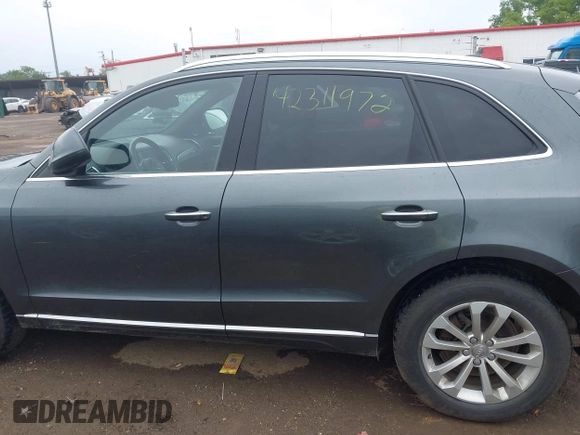 2015 Audi Q5 Premium Plus with VIN WA1LFAFP0FA043885, listed as a IAAI auction lot 42311972 with 114,043 mi miles and . Bid and sale history available at DreamBid. Image 14.