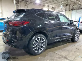 2023 Chevrolet Blazer RS with VIN 3GNKBERS0PS203954, listed as a Copart auction lot 83353184 with 17,581 mi miles and Salvage Title. Bid and sale history available at carsss.com. Image 3.