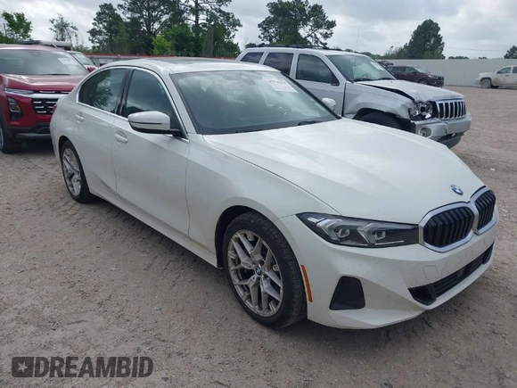 2025 BMW 3 Series 330i with VIN 3MW69CW01S8F08976, listed as a IAAI auction lot 41926214 with 12,103 mi miles and . Bid and sale history available at carsss.com. Image 1.