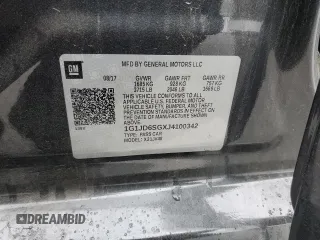 2018 Chevrolet Sonic LT z VIN 1G1JD6SGXJ4100342, wystawiony jako Copart lot #49188795 z przebiegiem 92 254 mil mil oraz Szkoda całkowita • Salvage title. Historia ofert i sprzedaży dostępna na DreamBid. Obrazek 14.