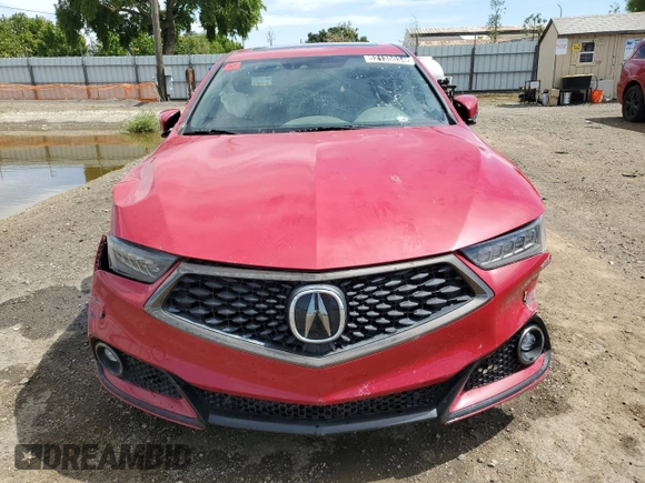 2018 Acura TLX w/A-SPEC Pkg with VIN 19UUB2F63JA007931, listed as a Copart auction lot 52135034 with Not provided miles and Salvage title. Bid and sale history available at DreamBid. Image 5.