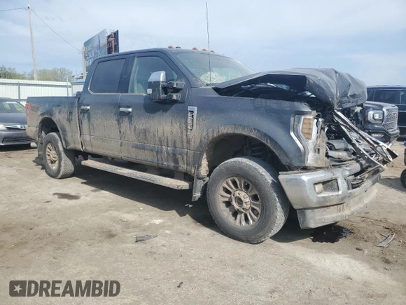 2019 Ford F-250 XL with VIN 1FT7W2B62KEC75983, listed as a Copart auction lot 52124145 with 75,100 mi miles and Salvage title. Bid and sale history available at DreamBid. Image 4.