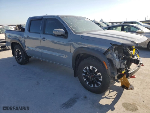 2022 Nissan Frontier PRO-X with VIN 1N6ED1EJ4NN647123, listed as a Copart auction lot 86296104 with 80,822 mi miles and Salvage Title. Bid and sale history available at carsss.com. Image 4.