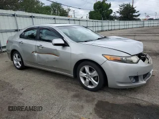 2009 Acura TSX with VIN JH4CU26689C025697, listed as a Copart auction lot 61535445 with 211,074 mi miles and Salvage title. Bid and sale history available at DreamBid. Image 4.