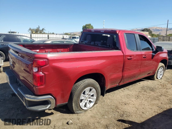 2019 Chevrolet Silverado 1500 LT with VIN 1GCRWCEDXKZ351645, listed as a Copart auction lot 71639124 with 29,393 mi miles and Salvage Title. Bid and sale history available at DreamBid. Image 3.