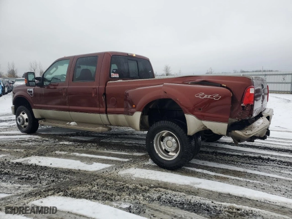 2008 Ford Super Duty F-350 DRW XL with VIN 1FTWW33R88EC17881, listed as a Copart auction lot 43429245 with 168,011 mi miles and Salvage Title. Bid and sale history available at carsss.com. Image 2.