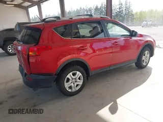 2015 Toyota RAV4 LE with VIN JTMBFREV7FJ034732, listed as a IAAI auction lot 42050858 with 45,749 mi miles. Bid and sale history available at carsss.com. Image 4.