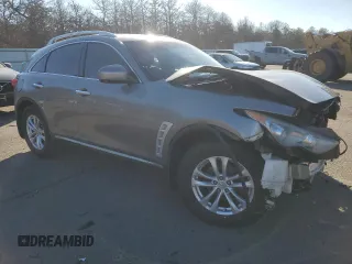 2010 Infiniti FX with VIN JN8AS1MWXAM855967, listed as a Copart auction lot 45164055 with 164,531 mi miles and Salvage Title. Bid and sale history available at carsss.com. Image 4.