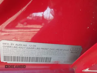 2010 Audi A4 Premium Plus с VIN WAUFFAFL1AN038872, выставлен на аукционе IAAI как лот 41295934 с пробегом 220 981 миль миль и . История ставок и продаж доступна на DreamBid. Изображение 9.