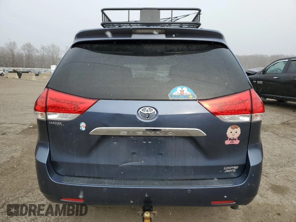 2013 Toyota Sienna XLE with VIN 5TDDK3DC5DS056097, listed as a Copart auction lot 89021805 with Not Provided miles and Salvage Title. Bid and sale history available at DreamBid. Image 6.