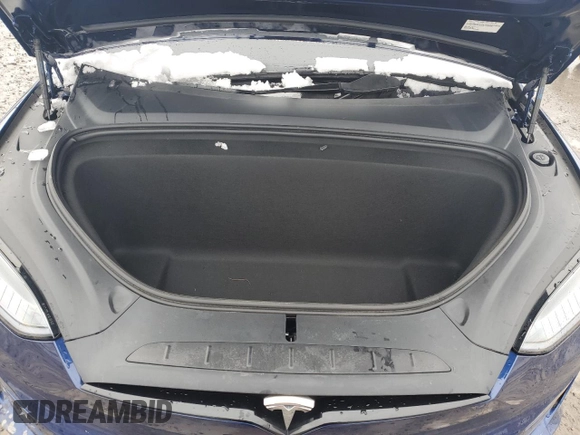 2023 Tesla Model X with VIN 7SAXCDE50PF430739, listed as a Copart auction lot 43069745 with 13,942 mi miles and Salvage Title. Bid and sale history available at DreamBid. Image 12.