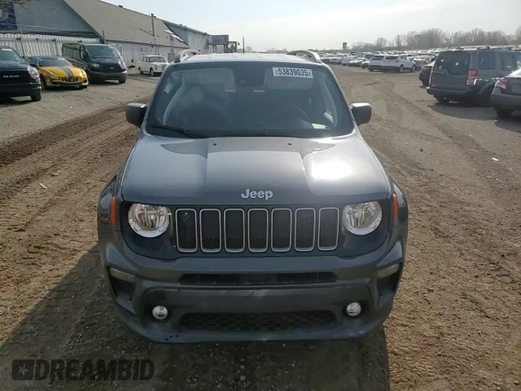 2022 Jeep Renegade Latitude with VIN ZACNJDB15NPN63267, listed as a Copart auction lot 53839035 with 43,141 mi miles and Salvage title. Bid and sale history available at DreamBid. Image 14.