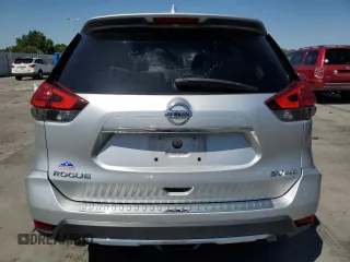 2017 Nissan Rogue SV with VIN KNMAT2MV4HP588324, listed as a Copart auction lot 61448755 with 43,596 mi miles and Salvage title. Bid and sale history available at DreamBid. Image 6.