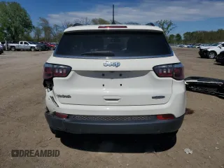 2019 Jeep Compass Latitude with VIN 3C4NJCBB7KT854959, listed as a Copart auction lot 55556235 with 53,470 mi miles and Salvage title. Bid and sale history available at DreamBid. Image 6.