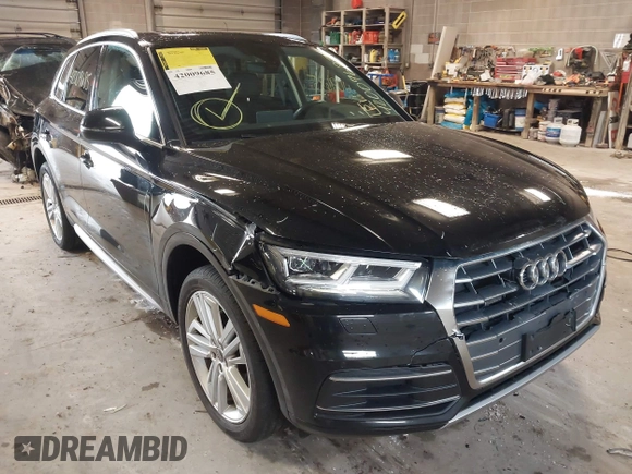 2018 Audi Q5 Premium Plus with VIN WA1BNAFY2J2201427, listed as a IAAI auction lot 42009685 with 75,465 mi miles. Bid and sale history available at carsss.com. Image 6.