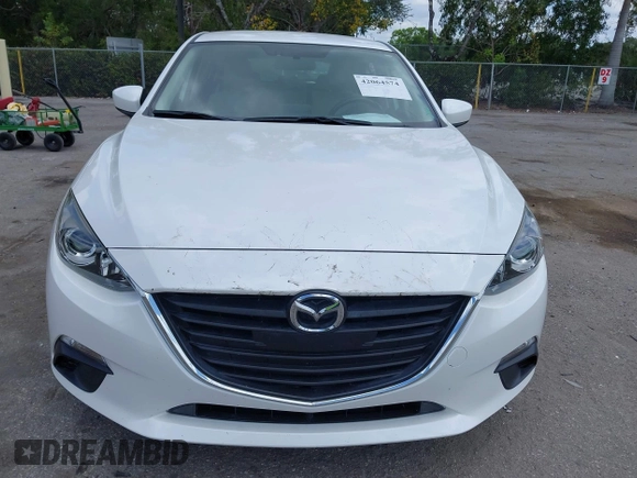 2016 Mazda 3 i Sport with VIN JM1BM1K70G1326608, listed as a IAAI auction lot 42064574 with 34,219 mi miles and . Bid and sale history available at DreamBid. Image 13.