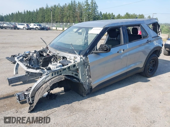 2020 Ford Police Interceptor z VIN 1FM5K8AC1LGC94166, wystawiony jako IAAI lot #42526680 z przebiegiem Nie podano mil oraz . Historia ofert i sprzedaży dostępna na DreamBid. Obrazek 2.