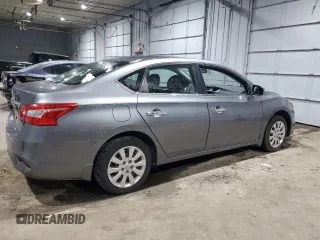 2017 Nissan Sentra S with VIN 3N1AB7AP8HY335353, listed as a Copart auction lot 57016845 with 45,485 mi miles and Non repairable. Bid and sale history available at DreamBid. Image 3.