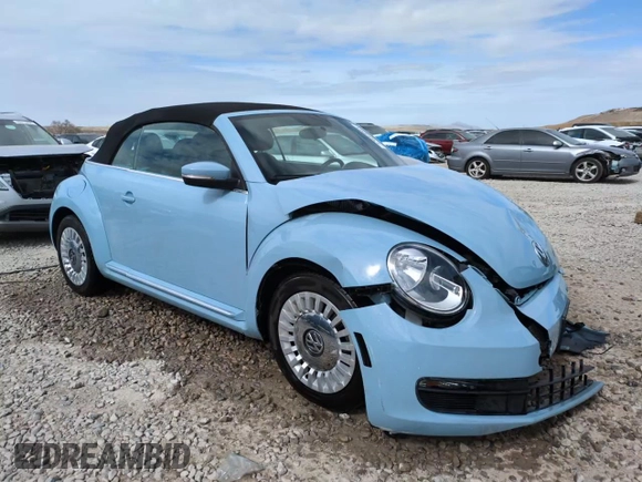 2013 Volkswagen Beetle 2.5L with VIN 3VW5X7AT4DM829494, listed as a Copart auction lot 47654065 with 34,987 mi miles and Salvage title. Bid and sale history available at DreamBid. Image 13.